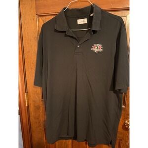 Ashworth Mens 2010 US Open Pebble Beach Golf Polo Shirt Black XL